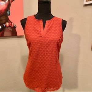 SOLDMarket & Spruce Textured Sleeveless Blouse